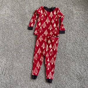 🐝 Burt’s Bees Baby Red Tree Pajamas
